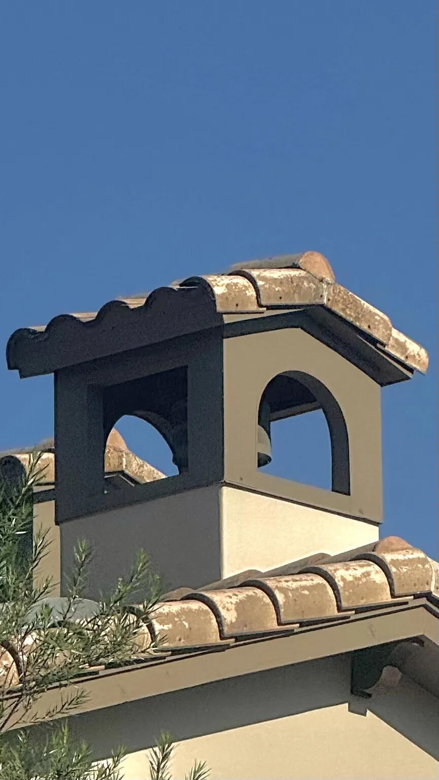 Chimney inspection — decorative masonry termination