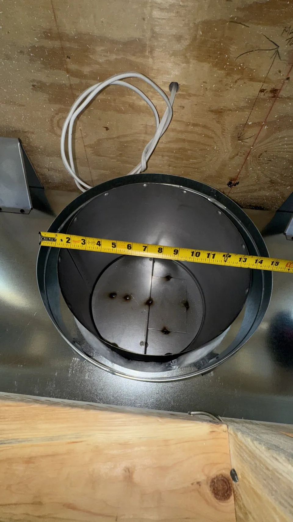 Dryer vent service — vent and exhaust connection